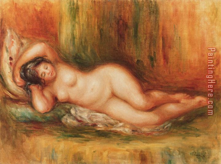 Pierre Auguste Renoir Reclining bather